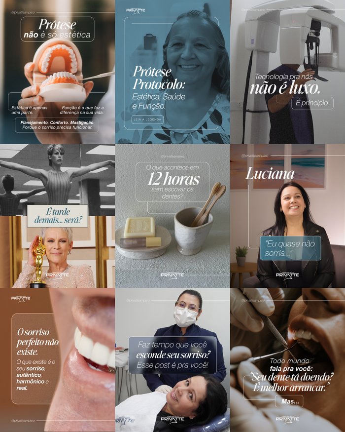 Feed de Design — Privatte Odontologia